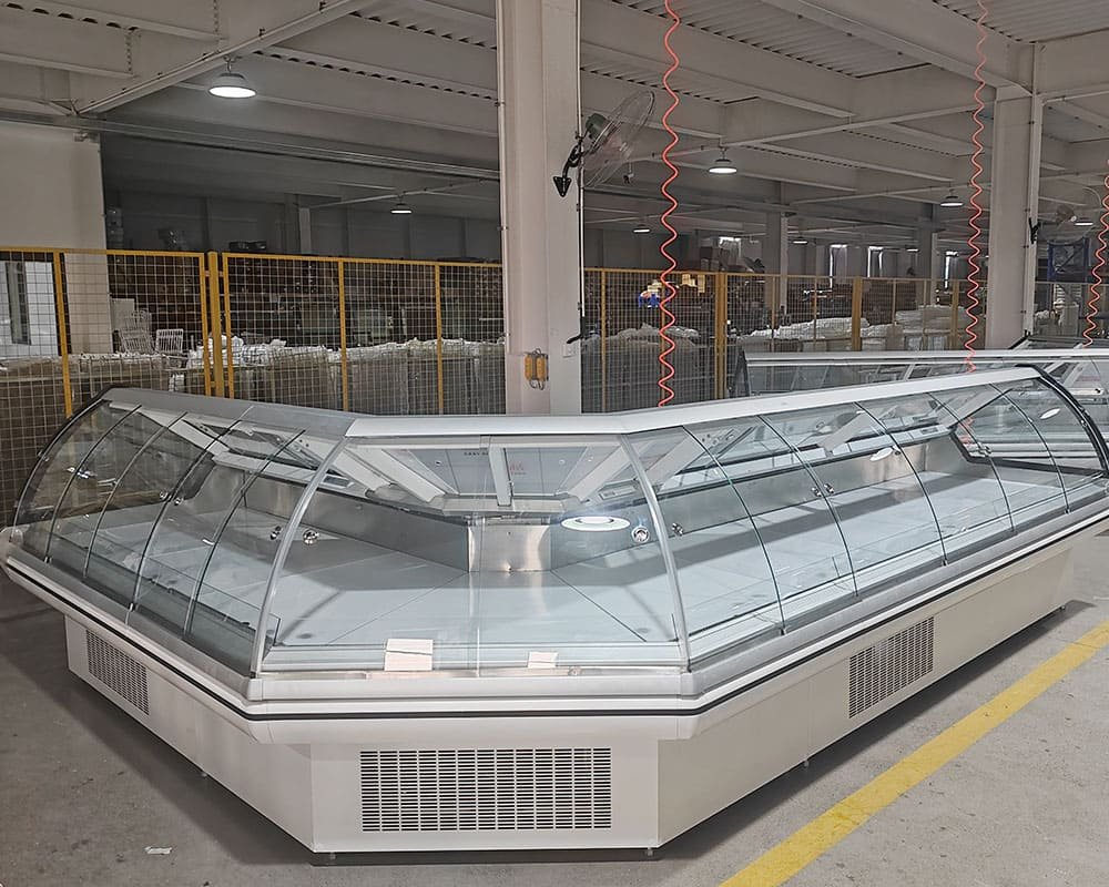 Corner Deli Counter Display