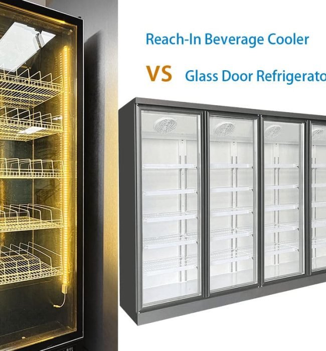 Reach-In Beverage Cooler vs Glass Door Refrigerator